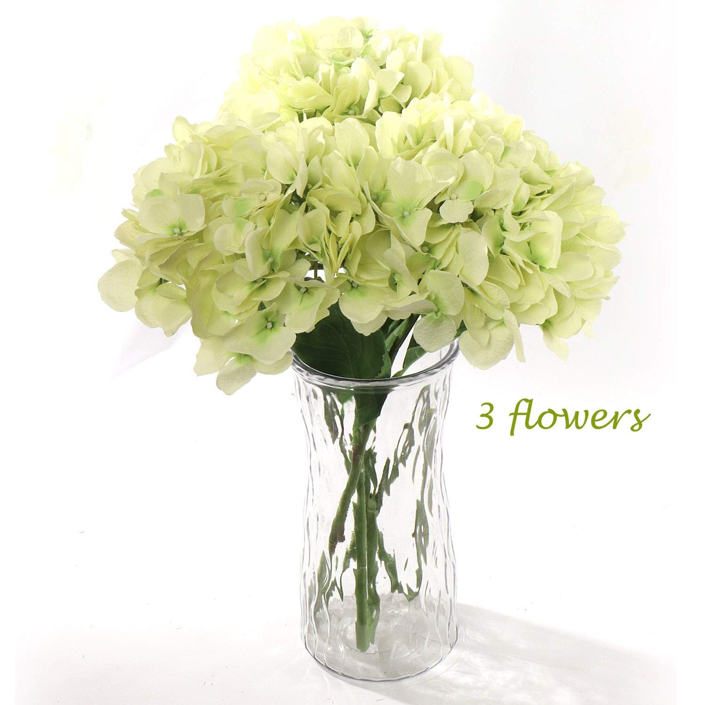 27" Hydrangea with 2 Leaves - Add Elegance to Your Space with our Lifelike 27" Artificial Hydrangea Perfect for Home Decor, Events, and DIY Arrangements