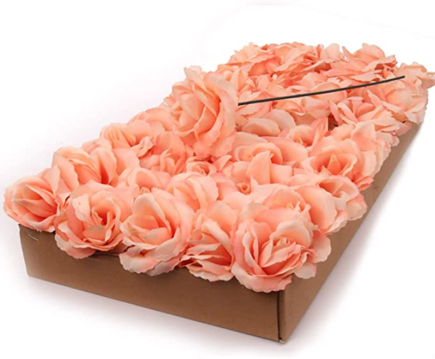 Luxurious Artificial Roses: 3"Dia Blooms with 8” Picks for DIY Weddings, Bouquets, Centerpieces, Parties, Home & Table Decorations