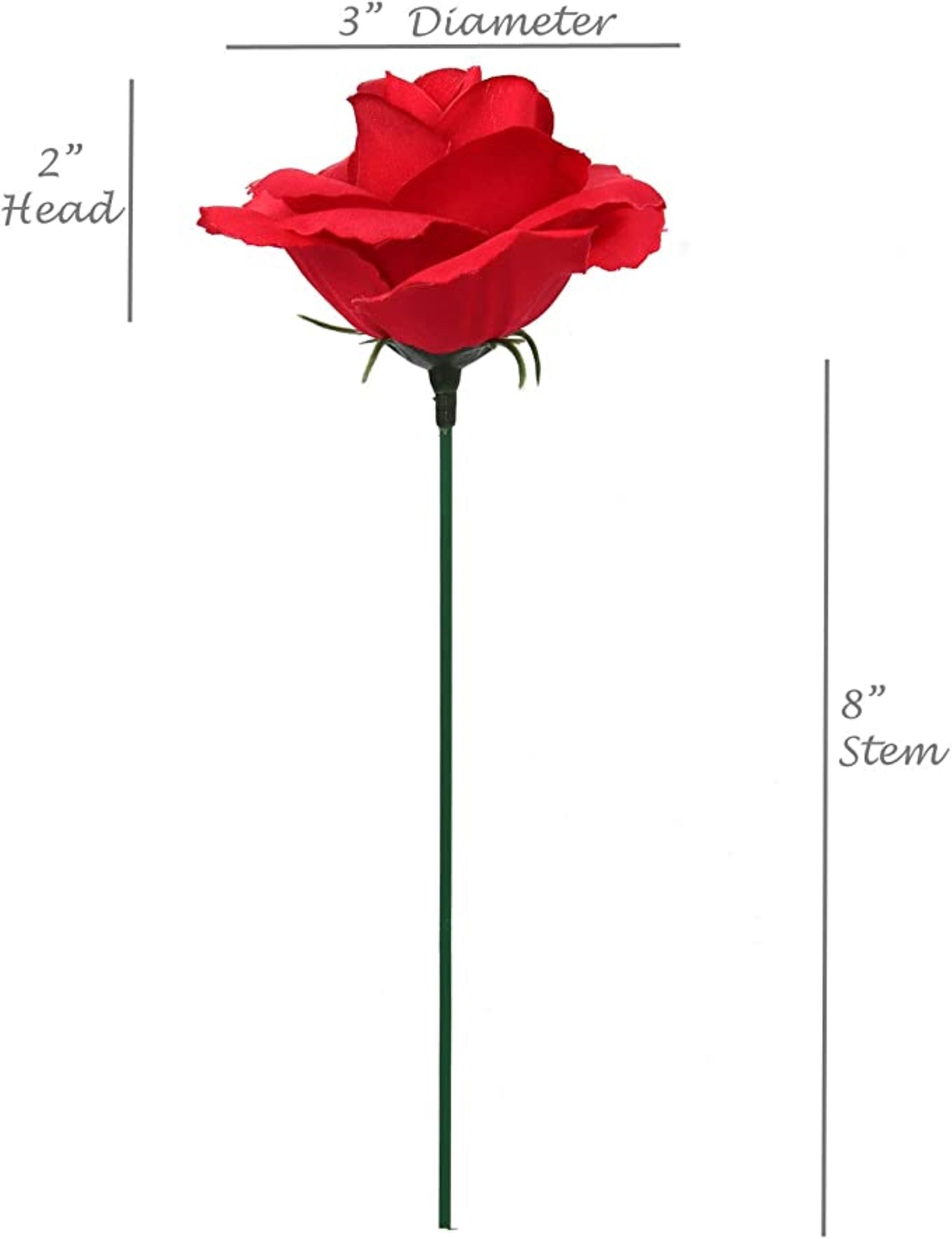 Silk Elegance in Bloom: 100pcs of Captivating Beauty Rose Picks for Exquisite Floral Arrangements, Crafts, and Home Decor