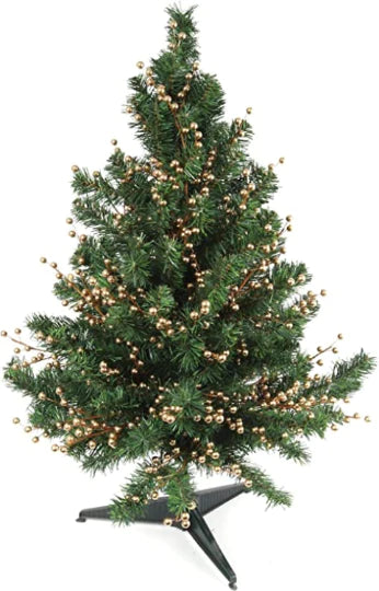 12 Gold Berry Stems, 19"