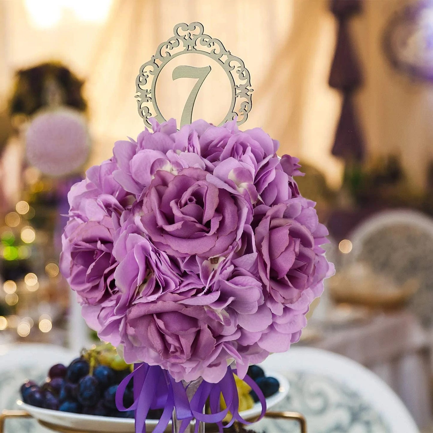 Lavender Bliss: 50-Pack of Enchanting Lilac Color Artificial Rose Picks for Gorgeous Floral Arrangements, Crafts, and Home Decor