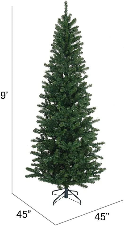 9' Deluxe Artificial Christmas Tree with Metal Stand