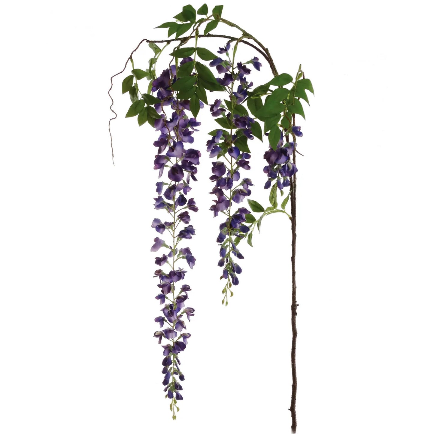 Artificial Purple Hanging Wisteria Garland- 5"