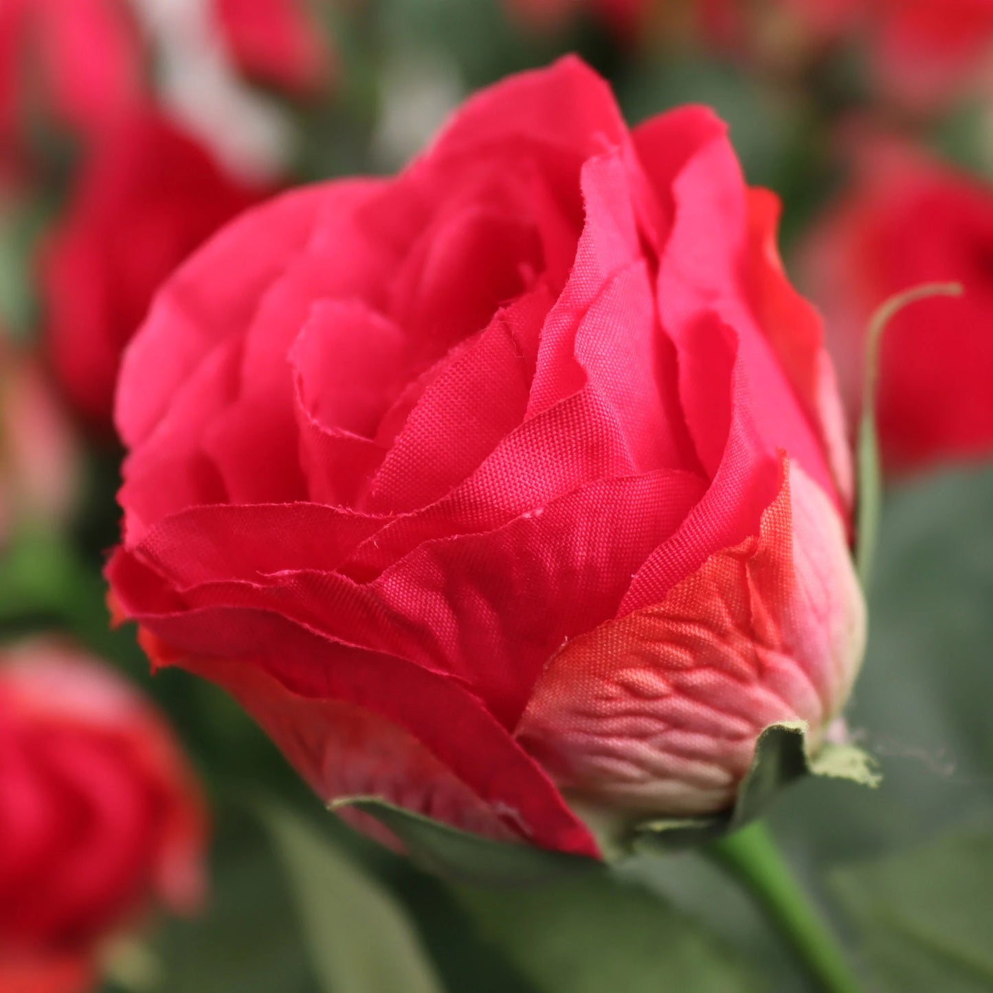 Artificial Beauty Rose Spray-16"