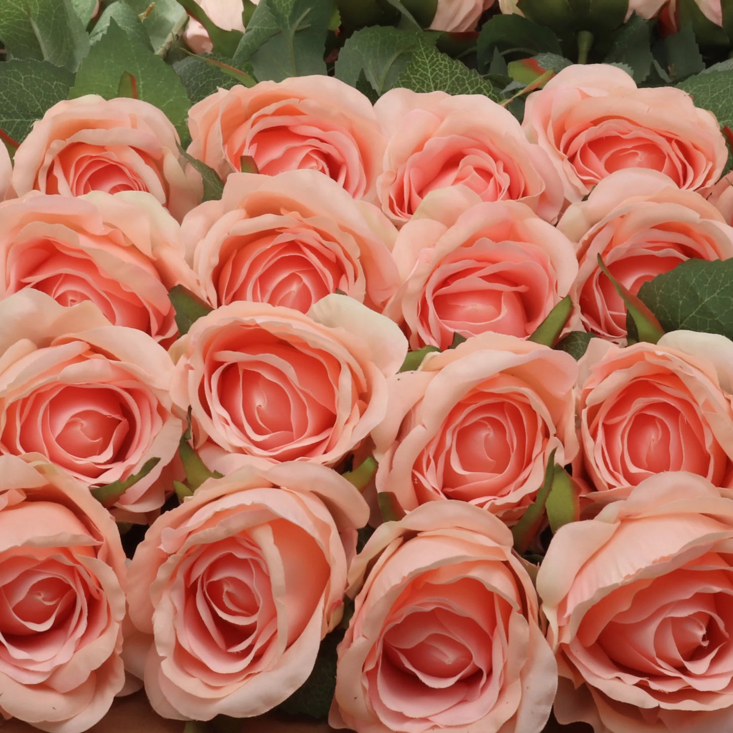 Artificial Pink Rose Bud-20" 6 Pieces