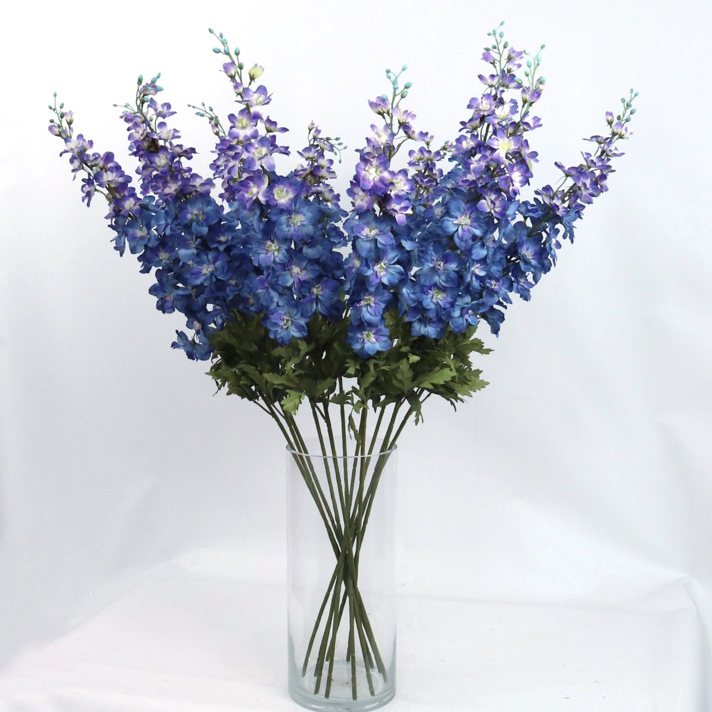 Artificial Dark Blue Delphinium-37"