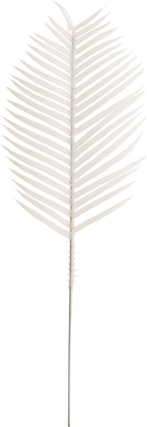 Set of 12 Elegant 6-Inch White Cycinus Plants - Lifelike Artificial Plants for Home Decor, Office, and Indoor Displays