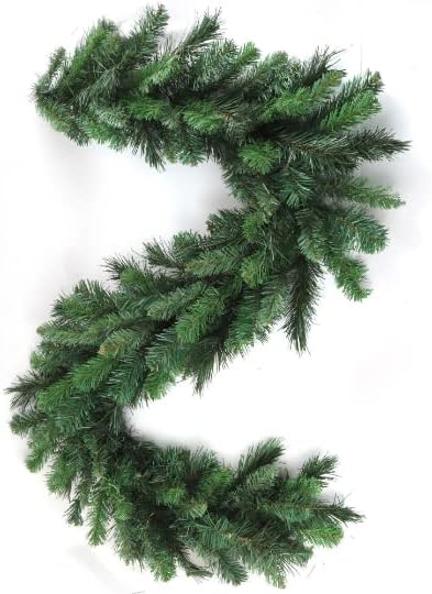 6ft x 12in Deluxe Evergreen Christmas Garland - Lush, Long-Lasting Holiday Decor for Home and Office