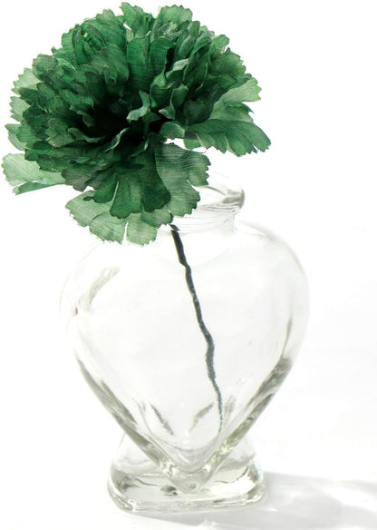 Artificial Silk Carnation Picks with 3.5" Flower Heads & 5" Stems (100 Box Pack), Floral Home by Artificial Flowers