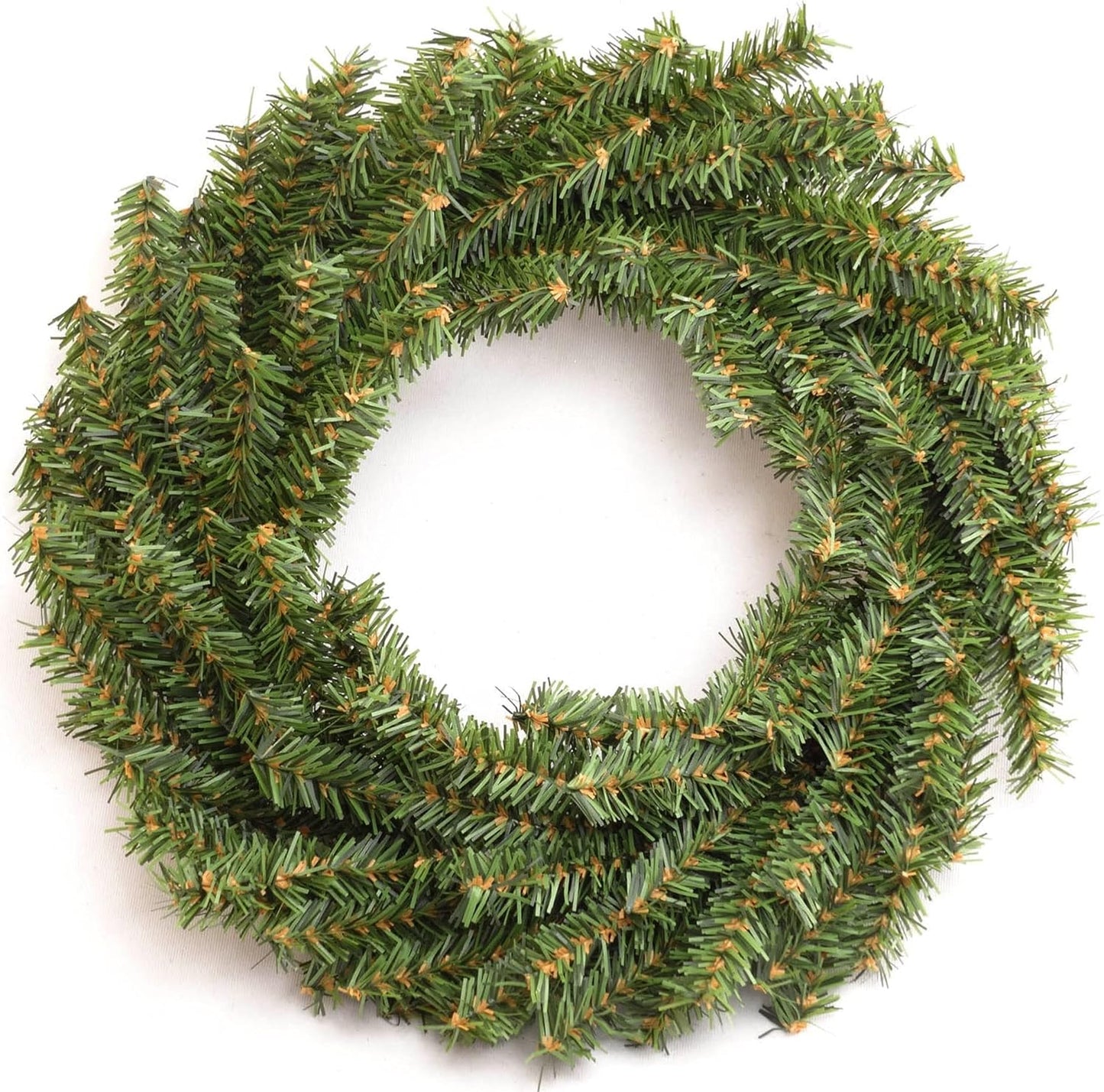 Rustic 12-inch Canadian Pine Wreath - Perfect for Christmas & Holiday Season Decor, Handcrafted Festive Home Accent, Durable Indoor/Outdoor Greenery