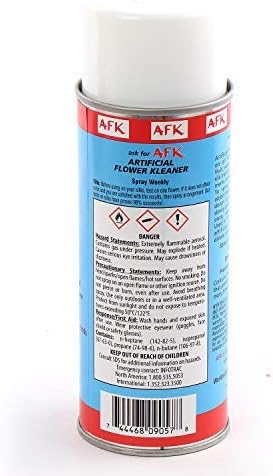 AFK Silk Flowers and Plants Aerosol Cleaner Spray - Artificial Flower and Plant Treatment for Cleaning, Shining and a Finishing Touch No Wiping Needed