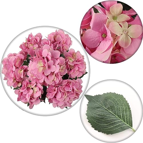 20" Hydrangea Silk- Versatile Lifelike Decor for Weddings, Centerpieces, Home Interiors & Special Events | Elevate Ambience with Natural Elegance & Lasting Beauty