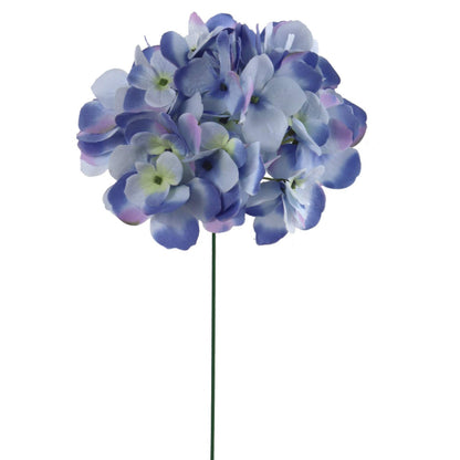 Premium 7" DZA Hydrangea Head (10pc Set) - Lifelike Faux Flowers for DIY Bouquets, Elegant Wedding Centerpieces, and Home Decor Showpieces