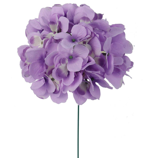7" DBA Hydrangea Head (10pc Set) - Premium Artificial Flowers for DIY Wedding Bouquets, Elegant Centerpieces, and Home Decor Celebrations
