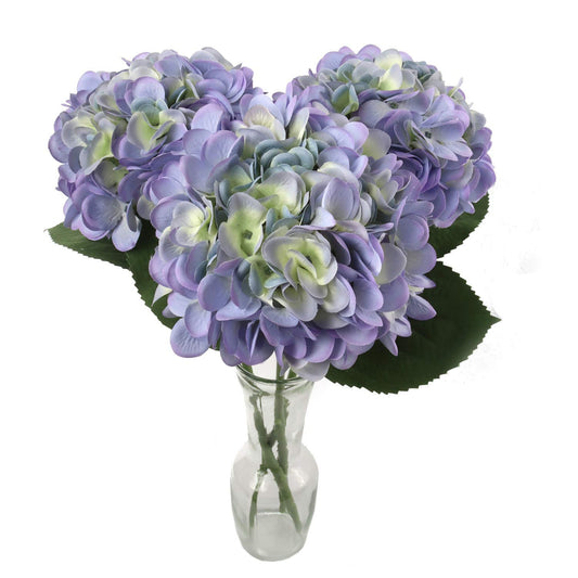 18.5" Hydrangea Spray - Lifelike Artificial Flower Stem for DIY Wedding Bouquets, Elegant Home Decor Centerpieces, and Event Floral Arrangements, Timeless Beauty & Authentic Feel