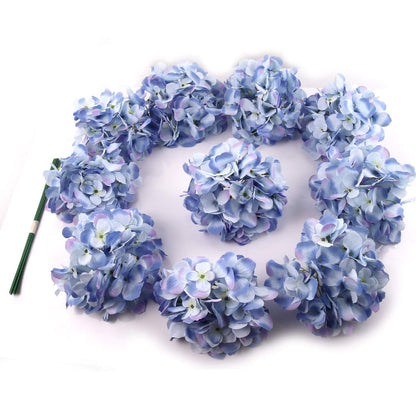 18.5" Hydrangea Spray - Lifelike Artificial Flower Stem for DIY Wedding Bouquets, Elegant Home Decor Centerpieces, and Event Floral Arrangements, Timeless Beauty & Authentic Feel