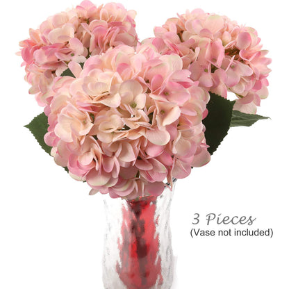 18.5" Hydrangea Spray - Premium Artificial Flowers for Elegant DIY Wedding Bouquets, Home Decor Centerpieces, and Lush Event Arrangements, Realistic & Long-Lasting Beauty