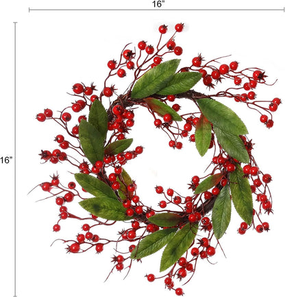 16" Holiday Christmas Wreath