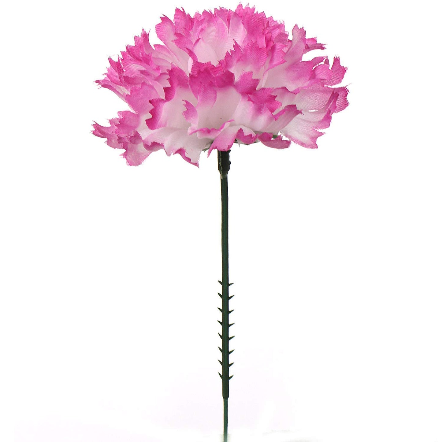 Carnation 3.5"Diam 5"Pick - Lifelike Faux Carnations for Elegant Wedding Bouquets, Bridal Shower Centerpieces & Home Decor