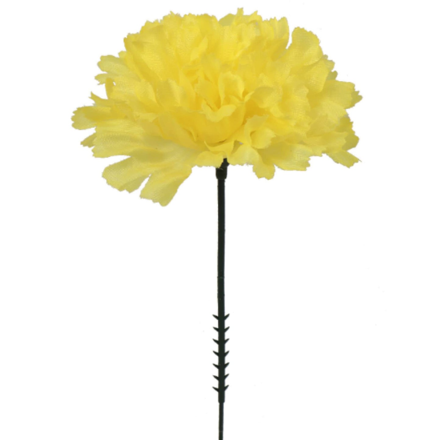 Premium Artificial Carnations, 5" Real-Looking 3.5"Dia Blossoms with Stems for DIY Wedding Bouquets, Bridal Centerpieces, Party Home Decor, Table Arrangements & Elegant Displays