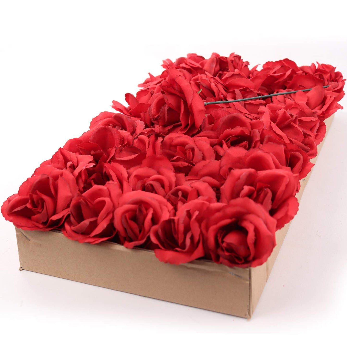 Luxe 22" Velvet Rose - Elegant Lifelike Floral for Weddings, Centerpieces, Home Decor, and Special Event Tables