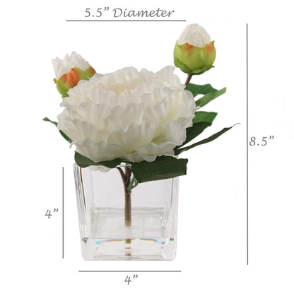 Exquisite Pre-made Peony (S228lCM) - Ideal for Elegant Wedding Bouquets, Stunning Centerpieces, Home Decorations, and Celebratory Table Arrangements