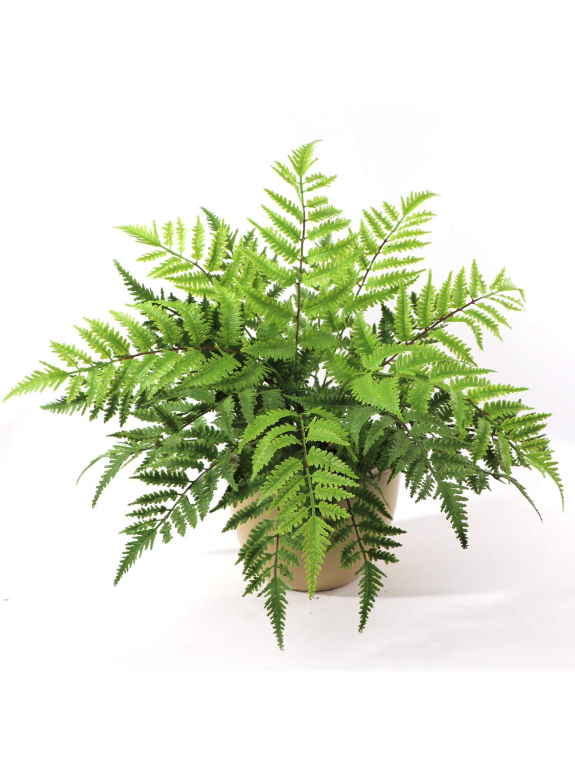 Luxurious 28" Boston Fern x7: Authentic Faux Greenery for Elegant Homes, Wedding Centerpieces & Daily Decor, Single Pack