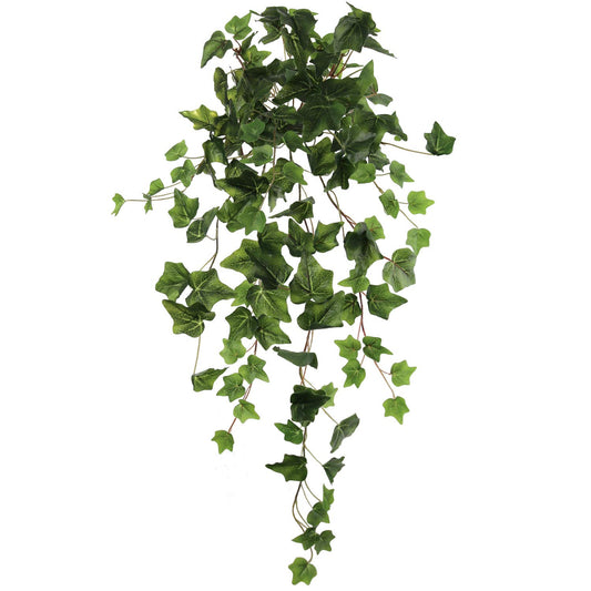19" English Hanging Bush 2/P: Lifelike Faux Greenery for Weddings, Events, Ideal Indoor/Outdoor Decor, Enhance Home & Festive Mood