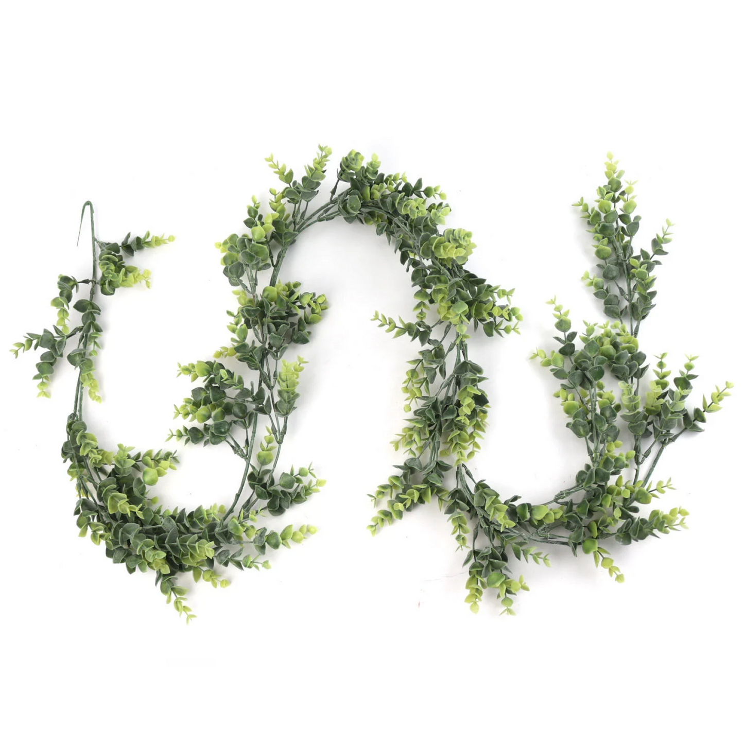 6' Eucalyptus Garland x147: Premium Faux Greenery for Weddings, DIY Centerpieces; Lifelike Decor for Mantels, Tables & Events