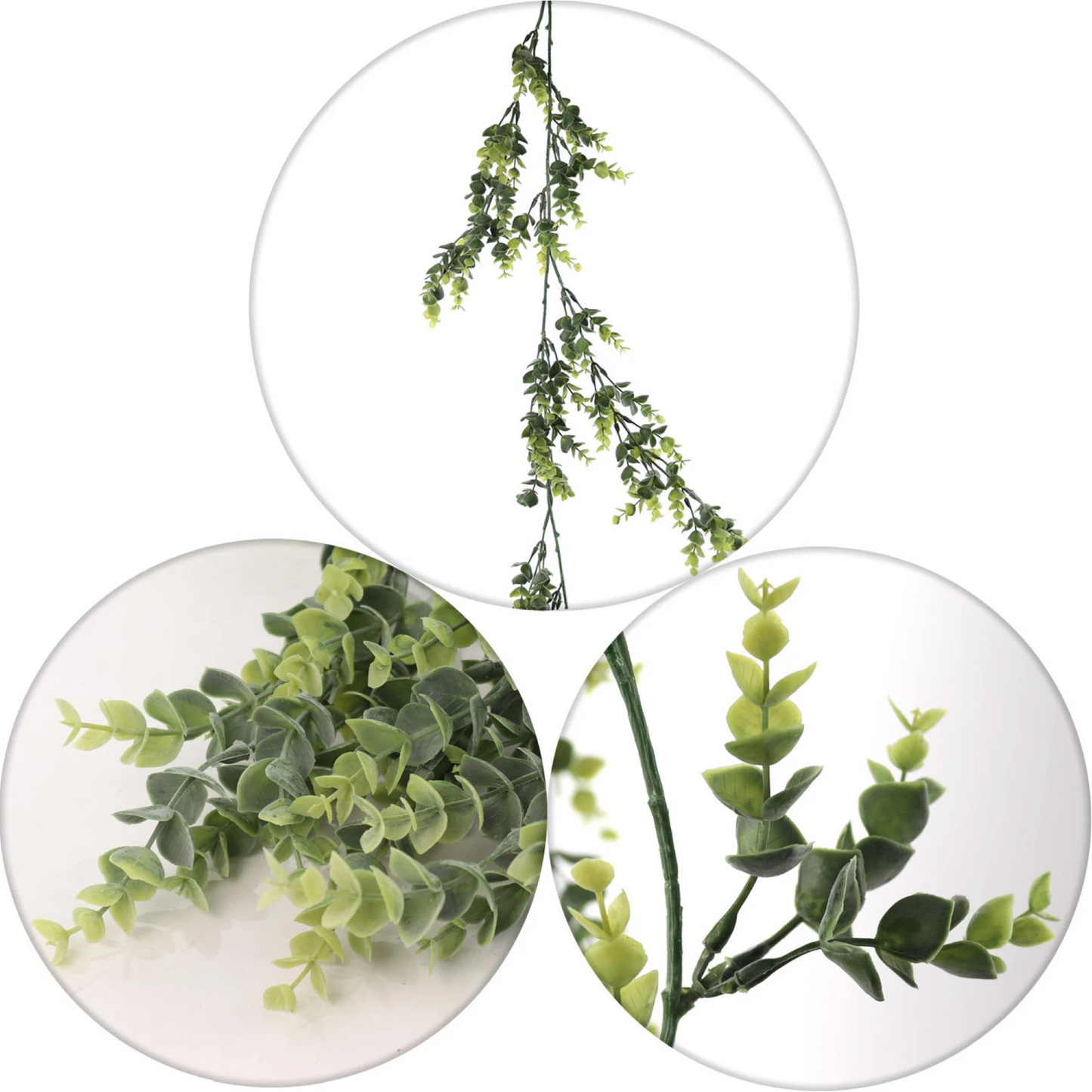 6' Eucalyptus Garland x147: Premium Faux Greenery for Weddings, DIY Centerpieces; Lifelike Decor for Mantels, Tables & Events