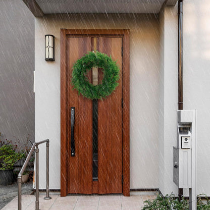 22" Juniper Wreath | Lifelike Greenery & Real Touch Green Berries | Brown Twigs Included | Indoor/Outdoor Use | Holiday Xmas Accents | Front Door | Christmas Wreath | Home & Office Decor