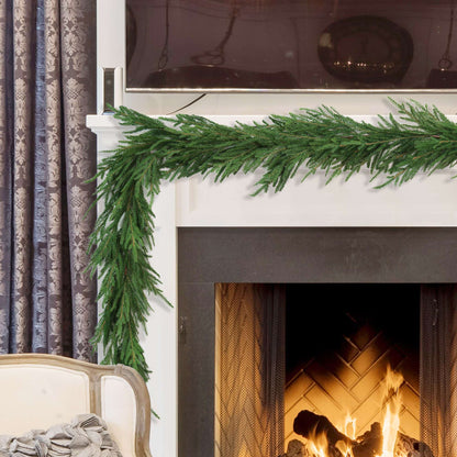 6' Real Touch Frasier Garland | Lifelike Greenery | Indoor/Outdoor Use | Holiday & Christmas Décor | Perfect for Mantels, Railings, & Doorways