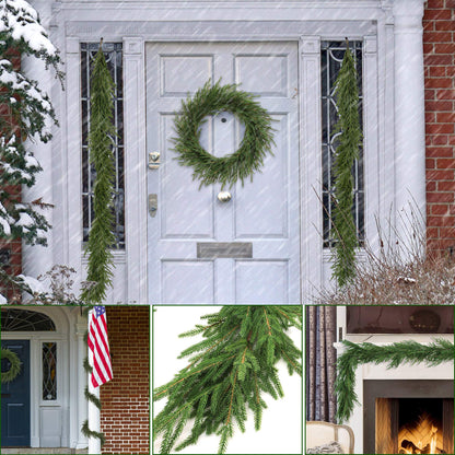 6' Real Touch Frasier Garland | Lifelike Greenery | Indoor/Outdoor Use | Holiday & Christmas Décor | Perfect for Mantels, Railings, & Doorways