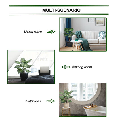 Premium 3' Dieffenbachia Indoor Plant with Decorative Pot - Elegant Tropical Foliage for Home Decor - Air-Purifying, Low-Maintenance, Perfect for Office or Living Room