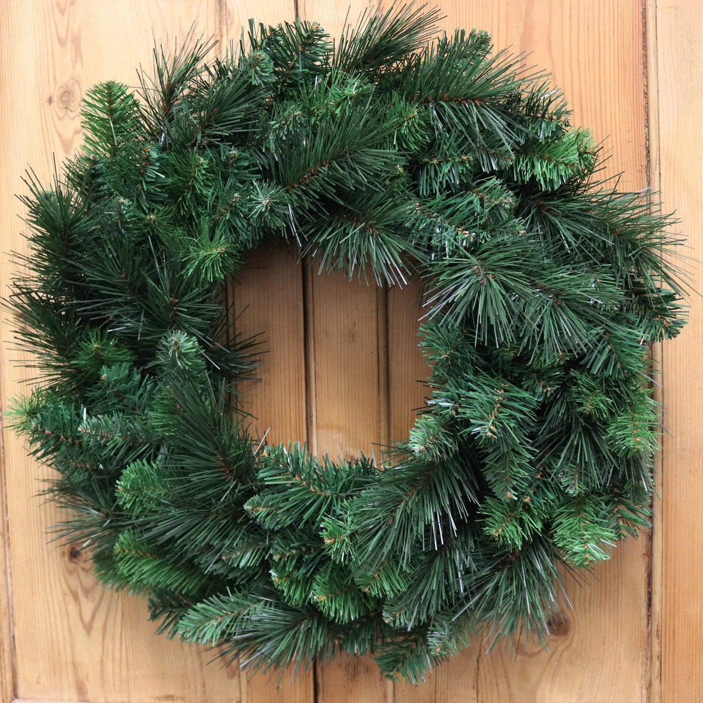 Artificial Christmas Wreath Deluxe Evergreen- 24"