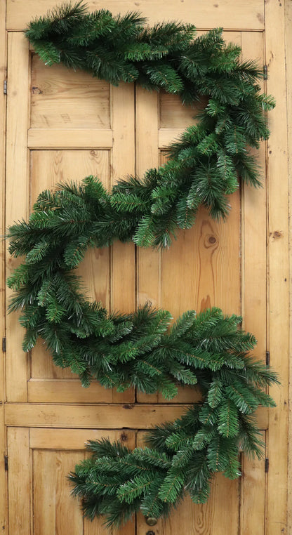 Artificial Pine Garland Deluxe Evergreen 190 Tips-9' x 12"