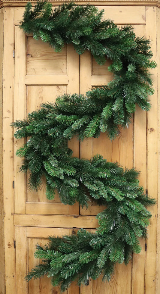 Artificial Pine Garland Deluxe Evergreen 210 Tips 9' x 12"