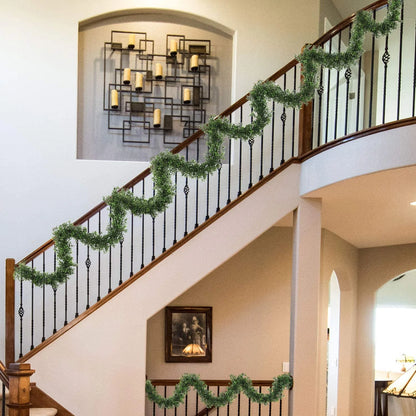 Artificial Boxwood Garland- 9'