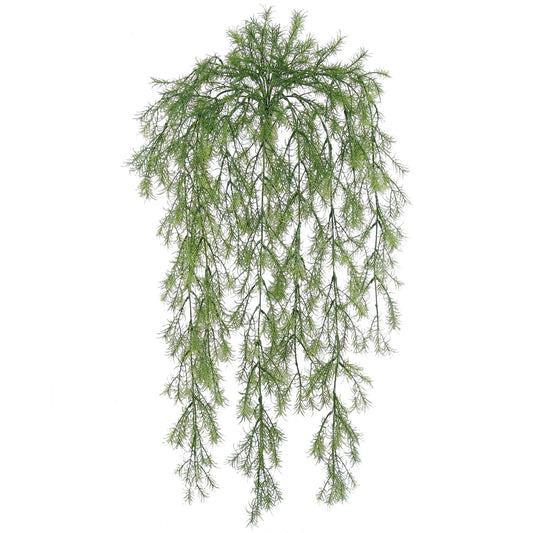 All Weather Artificial SpringeriI Plant Hanging w 9 Branches 31"