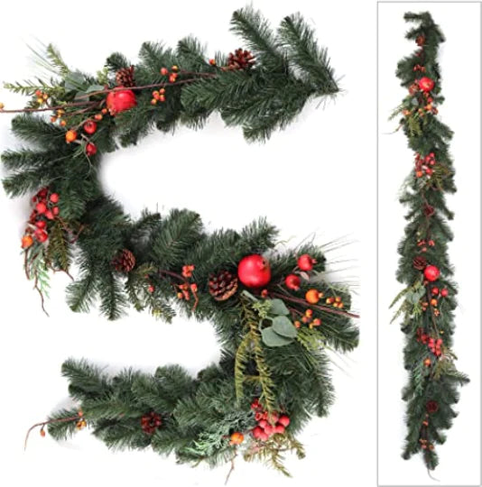 6 Foot Long Christmas Pine Garland