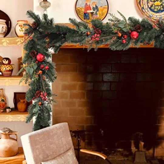 6 Foot Long Christmas Pine Garland