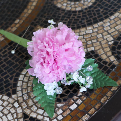 Lavender Serenade: Set of 100 Artificial Light Purple Carnation Picks - 7"x 3.5" | Exquisite Silk Flower Stems for Crafts, Decor, and Floral Arrangements