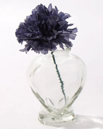 Navy Sophistication: Embellish Your Space with 100-Pack Silk Navy Carnation Picks - Striking 3.5" Heads for Elegant Décor and Versatile Arrangements