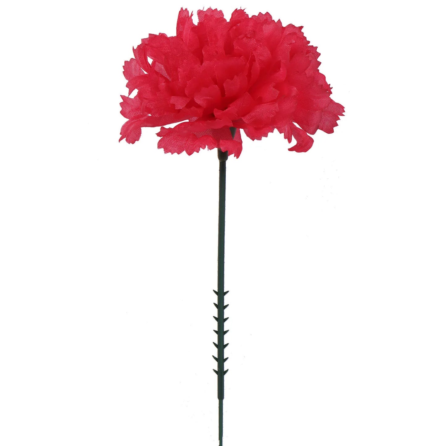 Blooming Delight: Lifelike Fuschia Carnation Pick - 7"x 3.5" | Stunning Artificial Floral Accent for Crafts and Décor