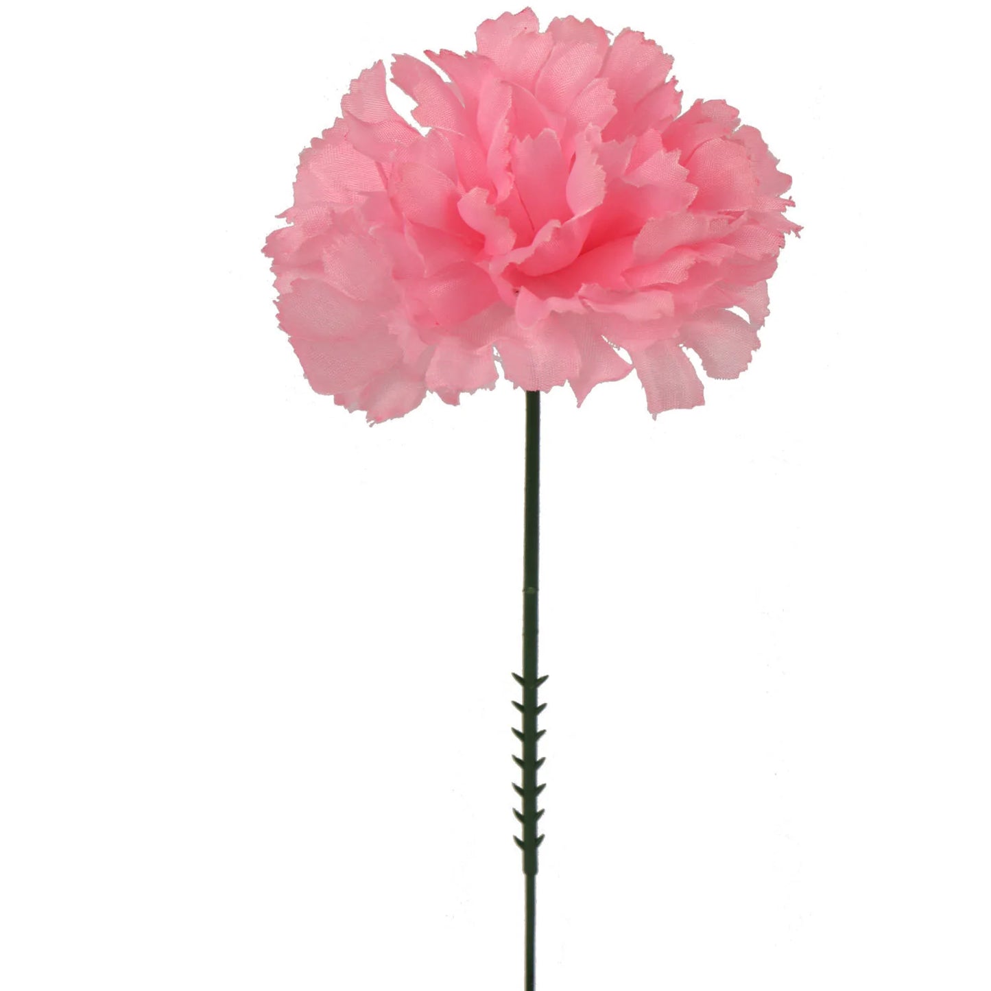 Enchanting Pink Carnation Picks: Set of Lifelike Artificial Stems with 3.5" Flower Head, 7" Length - Ideal for Bouquets, Floral Crafts, and Events