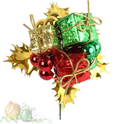 12-Pack Multi-Color Gold Leaf Ball Pick