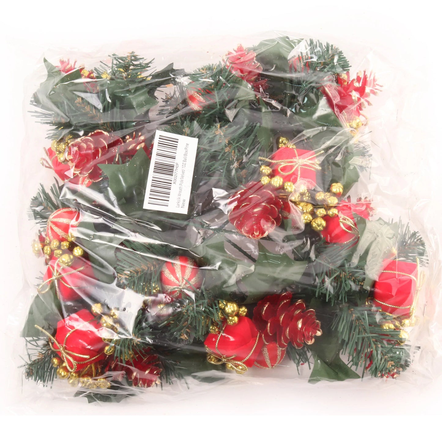 "Premium Red Velvet Christmas Picks, 7-Inch - Festive Holiday Decor, Pack of 12