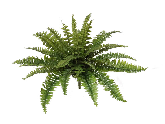 Artificial Boston Fern Plant (27 Fronds)-28" Set of 2