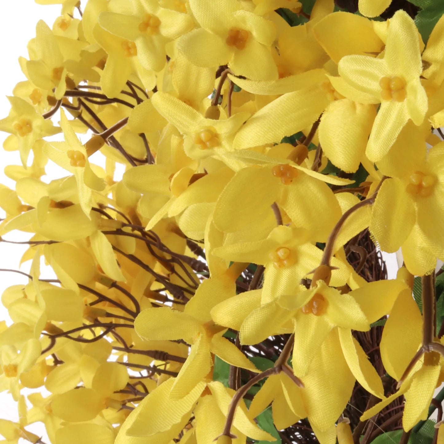 Artificial  Forsythia Wreath-22"