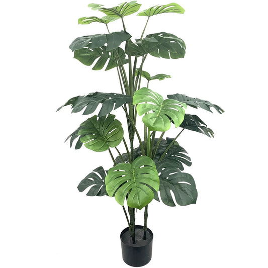 Artificial Split Philo Monstera Plant - 42”